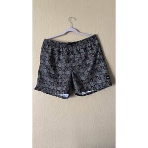 Vans Mixed Volley Swim Trunks XL Extra Large Pink Green